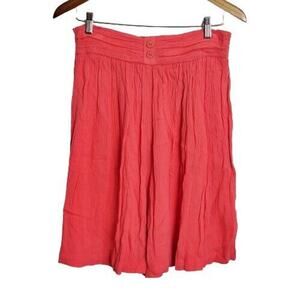 Vintage Carole Little Shorts Women Size 12 Pink 80s High Rise Boho Cottage Fairy